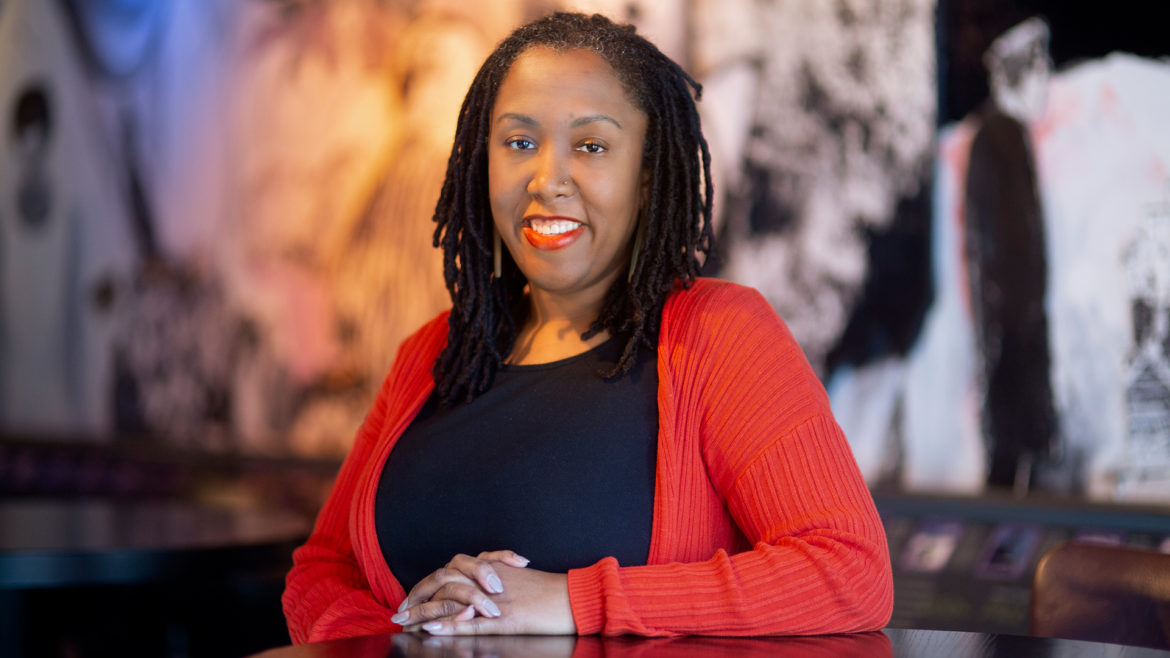 Rashida Phillips in The Blue Room