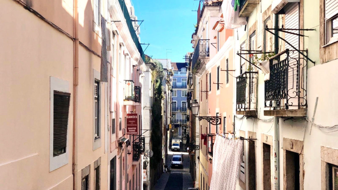 A view of Portugal's Bairro Alto neighborhood
