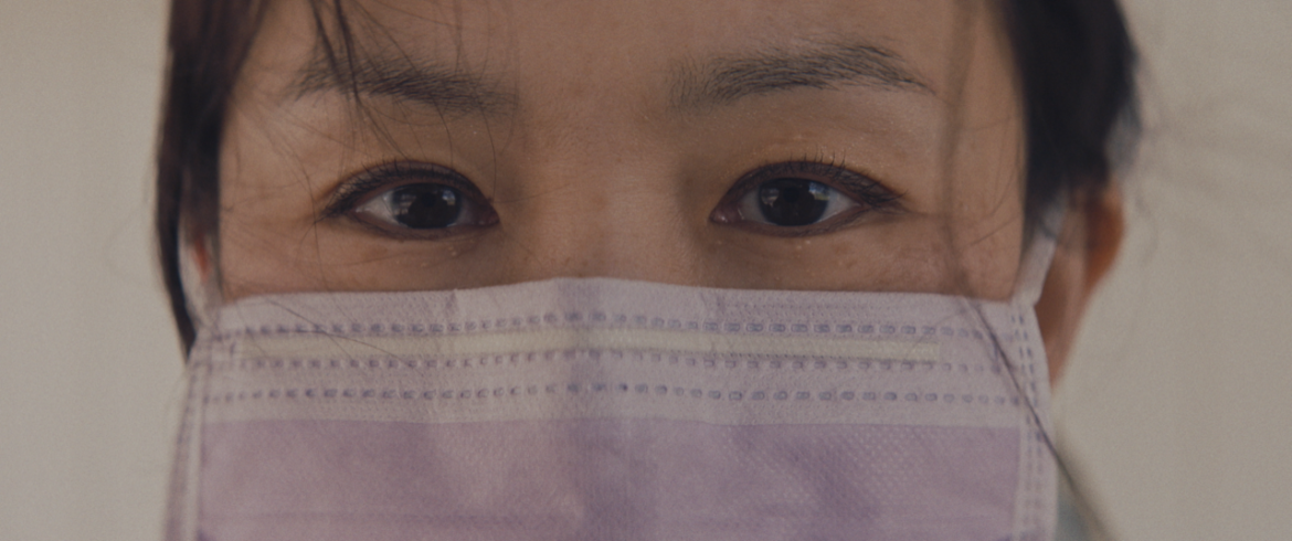 Yuka Naito-Billen in a surgical mask