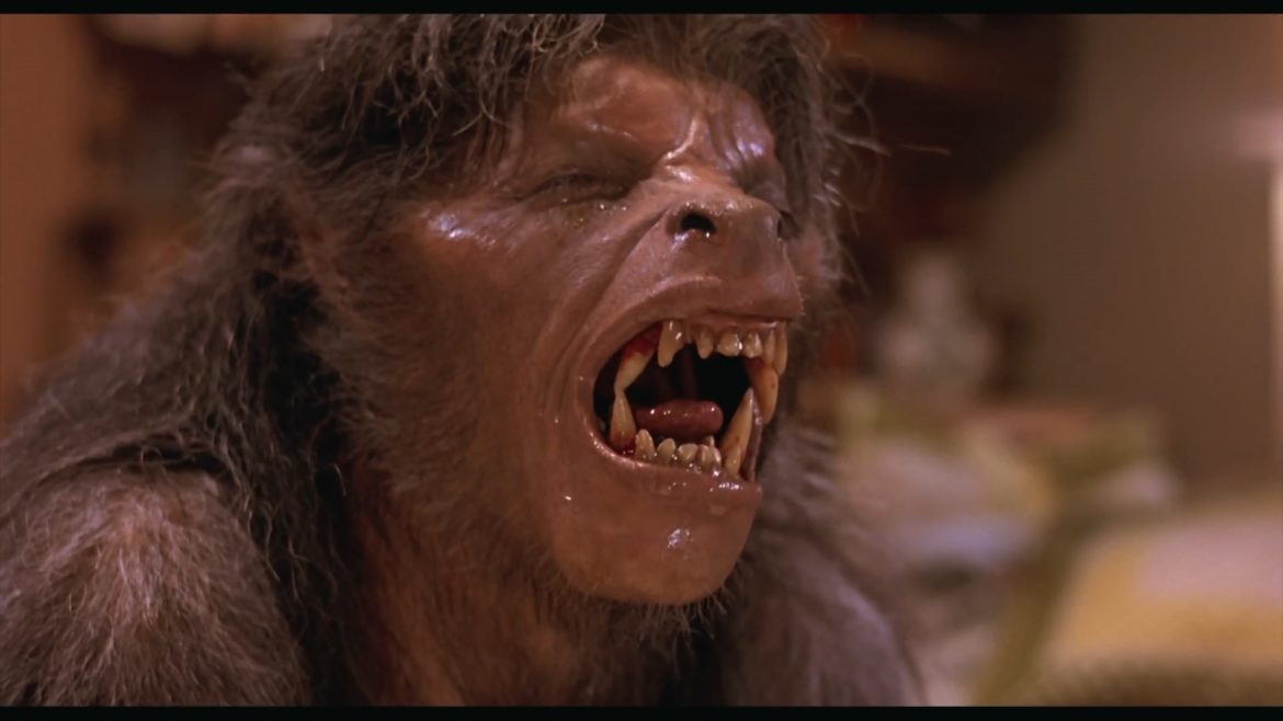 Transformation scene from "An American Werewolf in London."