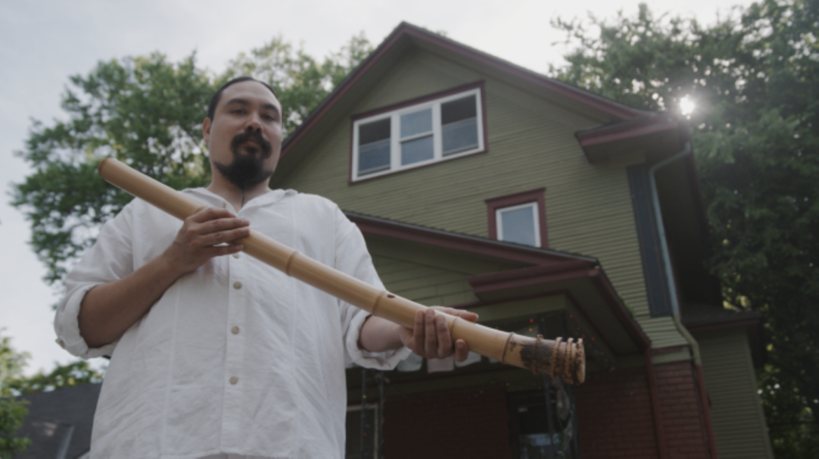 Kansas City flute maker John Mark Aladeen