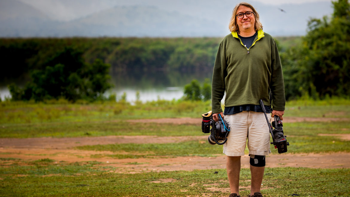 Wildlife filmmaker Andrew Wegst.