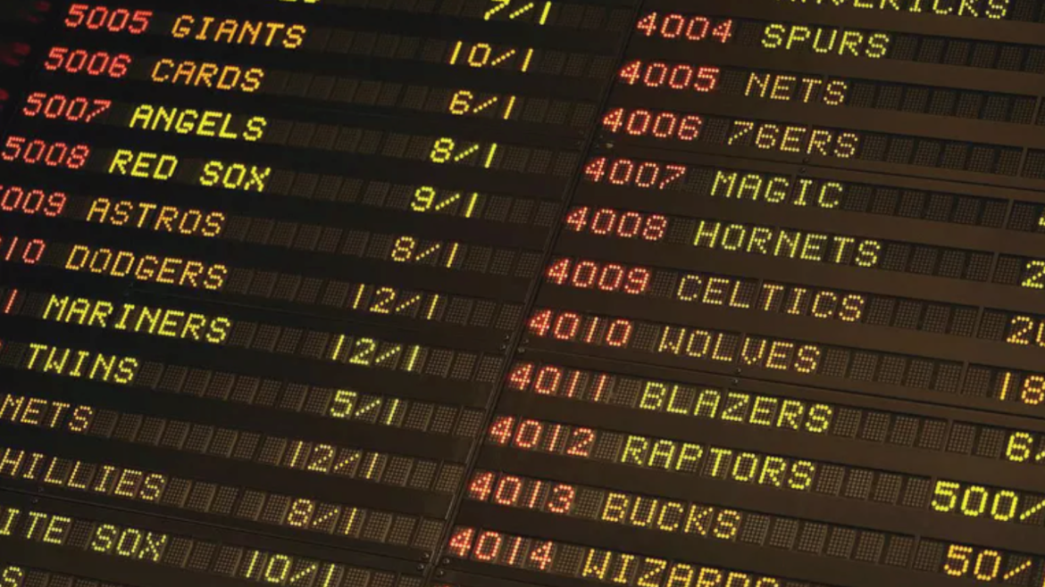 Sports betting lines.