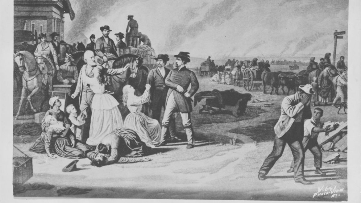 George Caleb Bingham's "Order No. 11" painting.