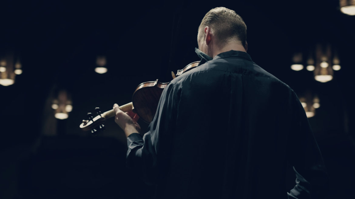 Violinist Orin Laursen.