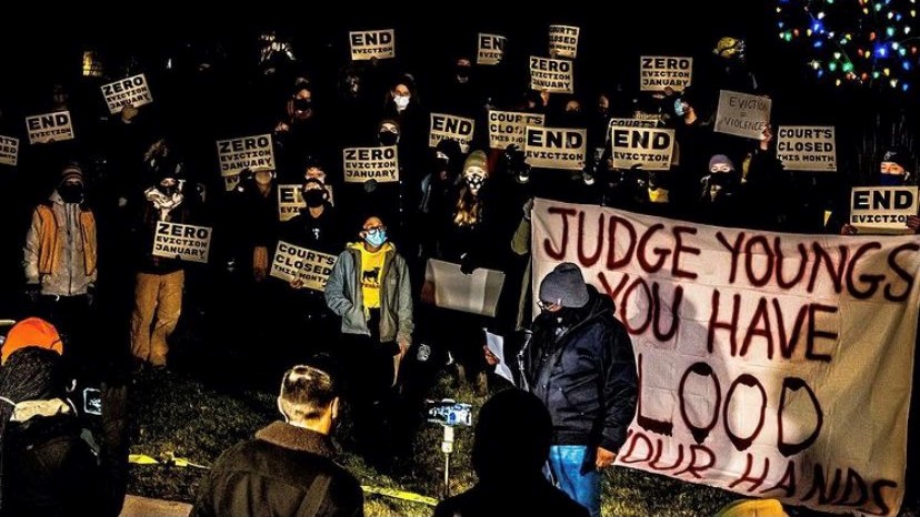 KC Tenants protestors