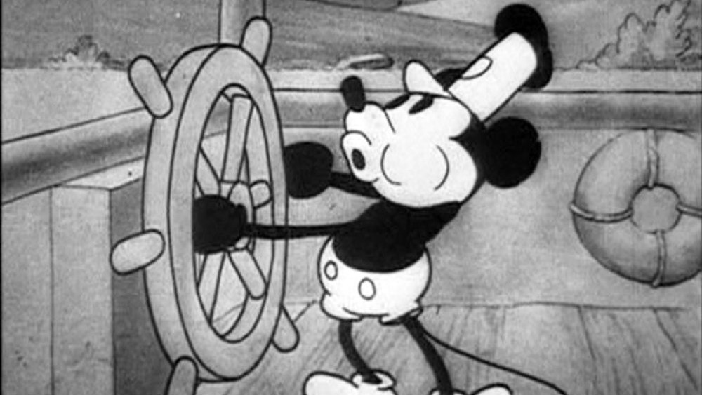 Steamboat Willie is the first version of Mickey Mouse