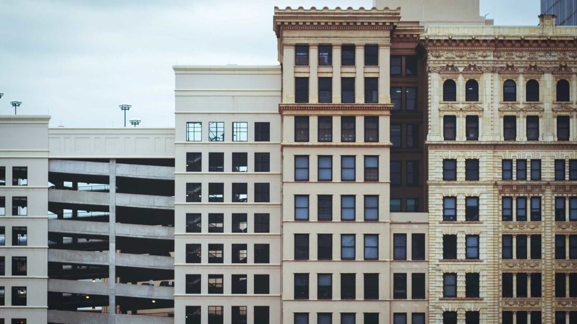 An apartment building