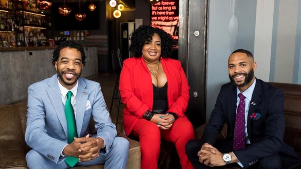 Derek Robinson (left), Falayn Ferrell and Warren Luckett founded Black Restaurant Week in 2016 to celebrate African American, African and Caribbean cuisine nationwide.