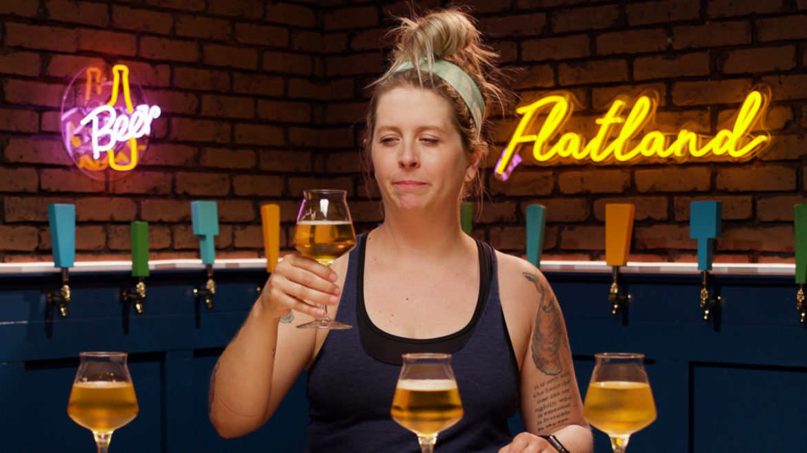 Tap List beer enthusiast Cassie Niemeyer taste tests yard beers.