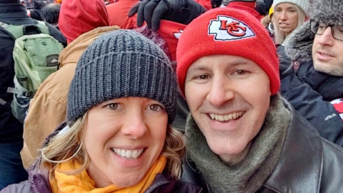 All Jessica Best Stewart, one of downtown's newer residents, and her husband Brian Stewart had to do to celebrate the Chiefs Super Bowl win was walk out the door of their home at Western Auto Lofts.