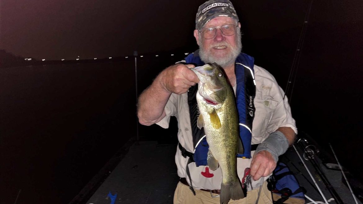Doug Piper of Independence turns nocturnal when he chases bass in the heat of summer.