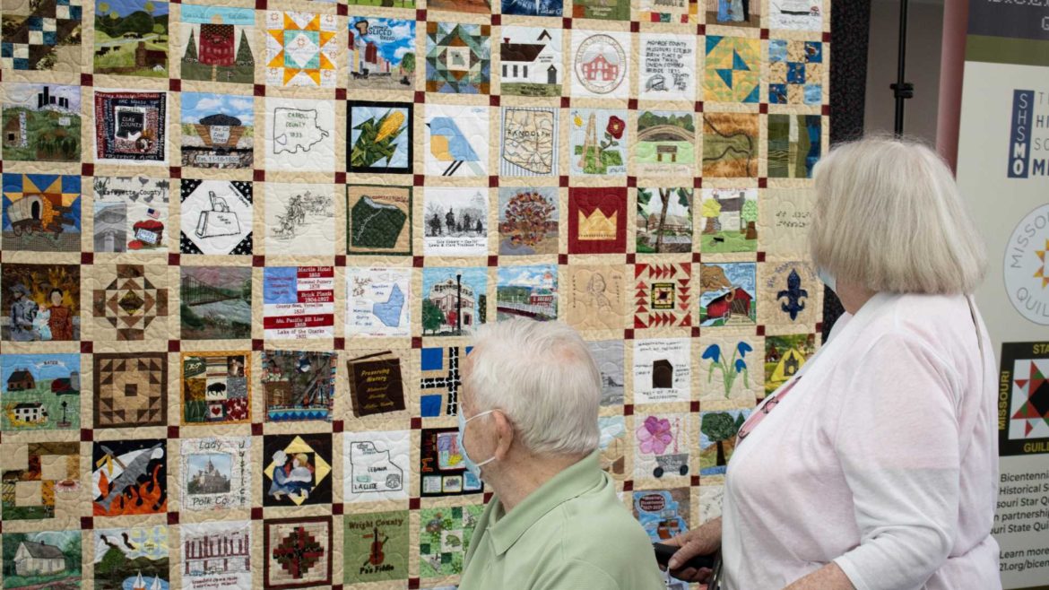 Rosalie Gilbert says her husband Charles Gilbert has been a member of the State Historical Society of Missouri since his college years, and he was excited to come see its bicentennial exhibit in Columbia.