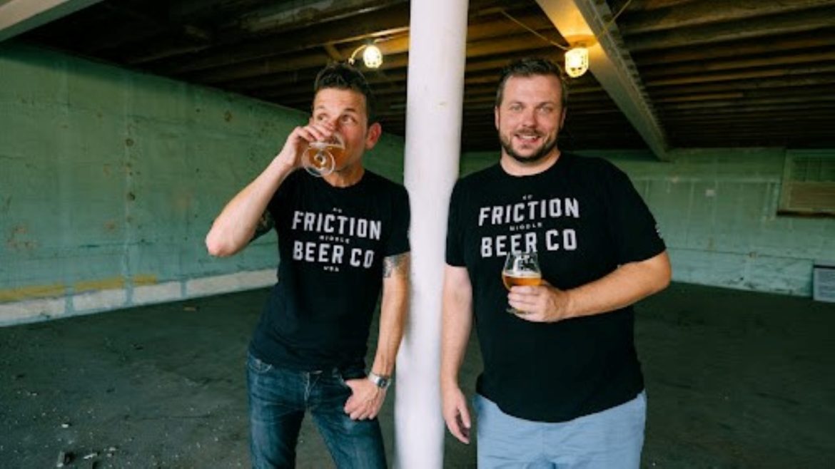 Business partners Brent Anderson and Nathan Ryerson plan to open Friction Beer Co. in the former Hartman Hardware space in downtown Shawnee.