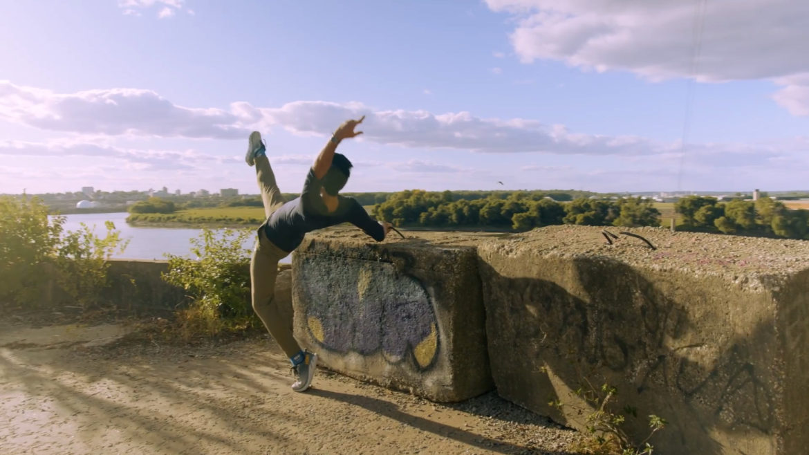A dancer with Ballet Street Project on "KC Performs."