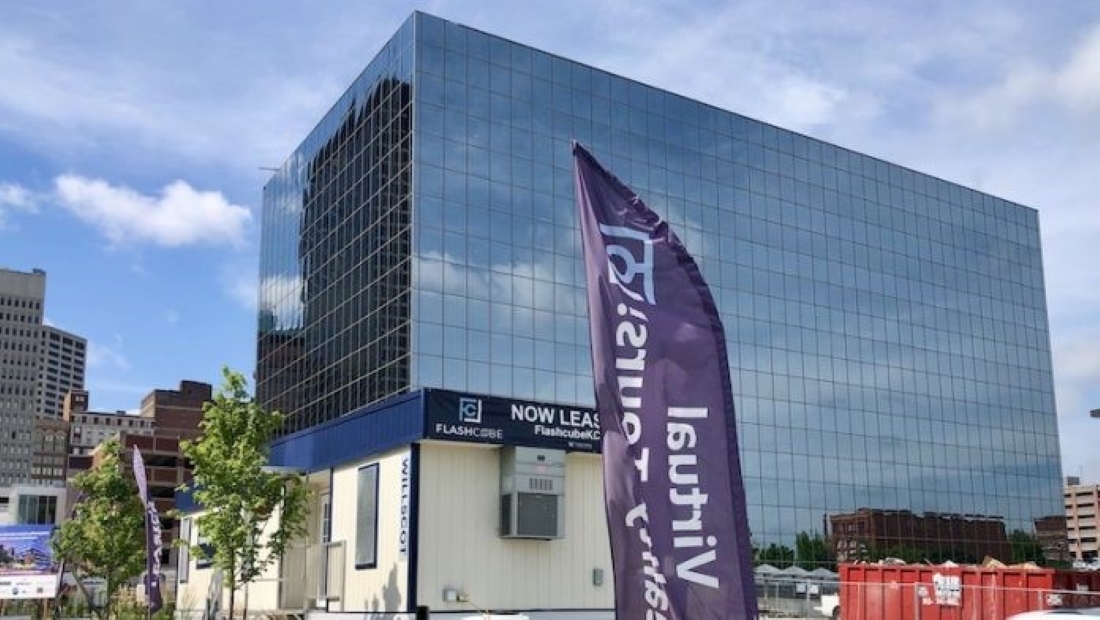 The Flashcube building in downtown.