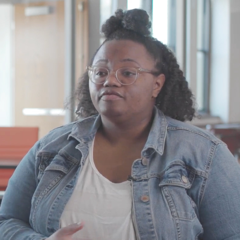 Brittanie Giroux works at Metropolitan Energy Center.