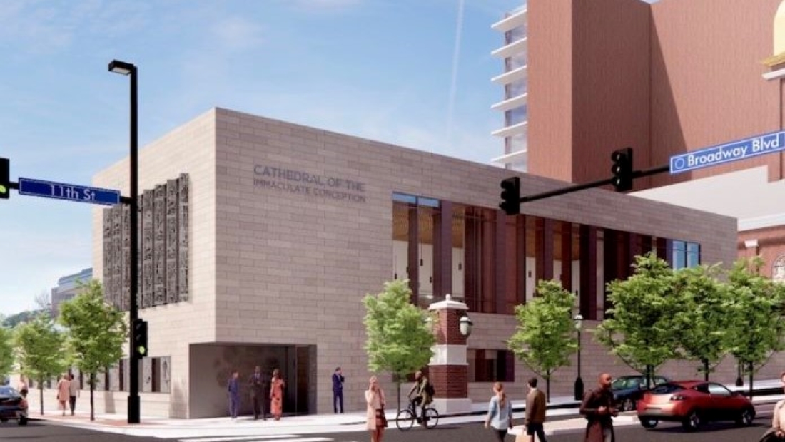 The Cathedral of the Immaculate Conception wants to build a New Donnelly Center at 11th and Broadway that would provide event space house parish offices.