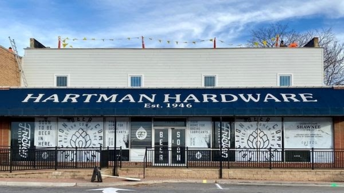 Friction Beer Co. is ready to begin construction at the former Hartman Hardware store in Shawnee.