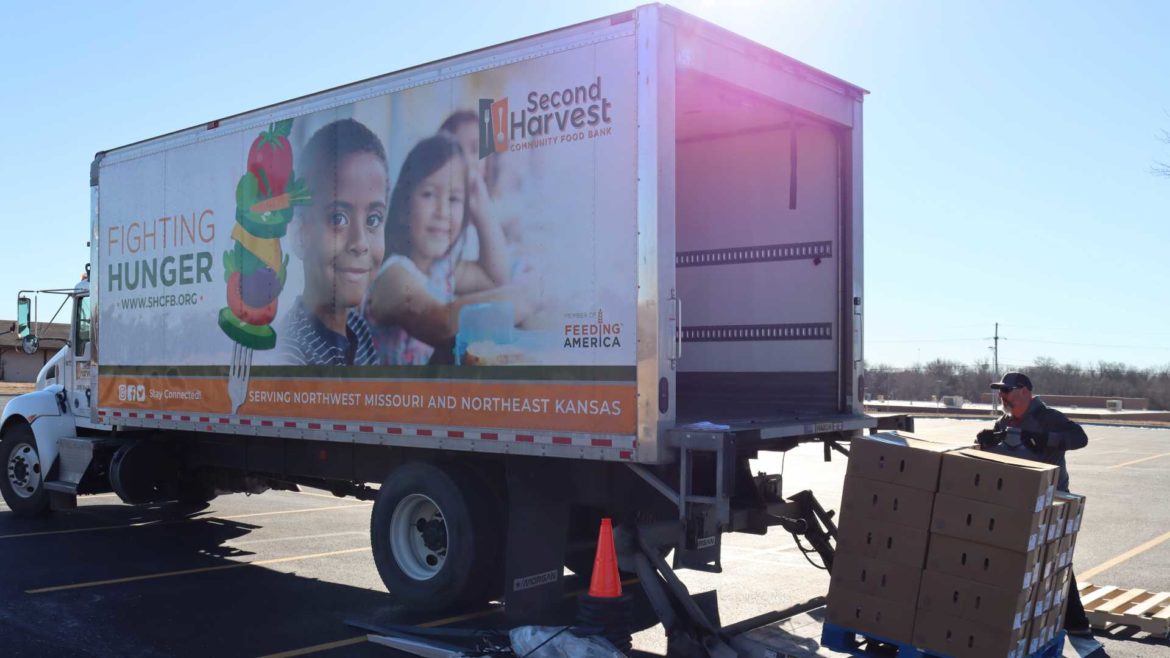 Refrigerated trucks serve as mobile food pantries and help food banks like Second Harvest get fresh food to more communities in Kansas and Missouri.