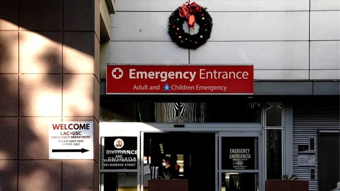 An emergency room entrance.