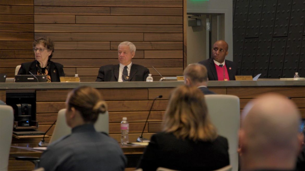 The Kansas City Board of Police Commissioners meeting in January.