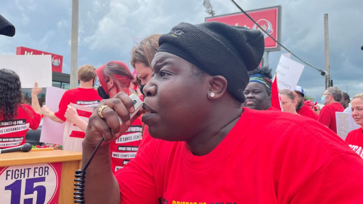 Fran Marion is a leader in the Fight for $15 movement