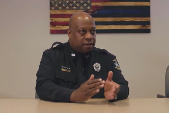 John Lacy, public information officer for the Overland Park Police Department.