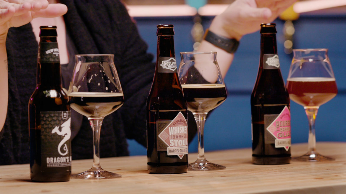 Cassie Niemeyer taste tests three bourbon barrel-aged beers for Tap List.