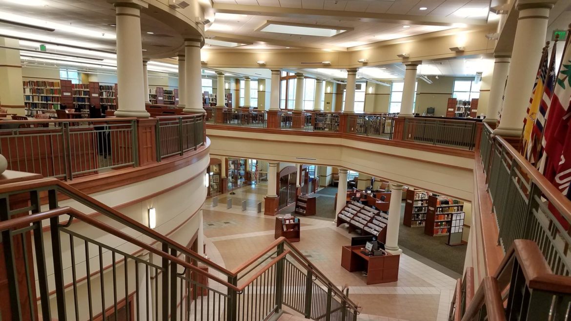 Interior view of the Midwest Genealogy Center.