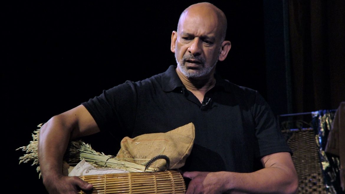 Roshan Paiva acting in the “The Hindu and the Cowboy.”