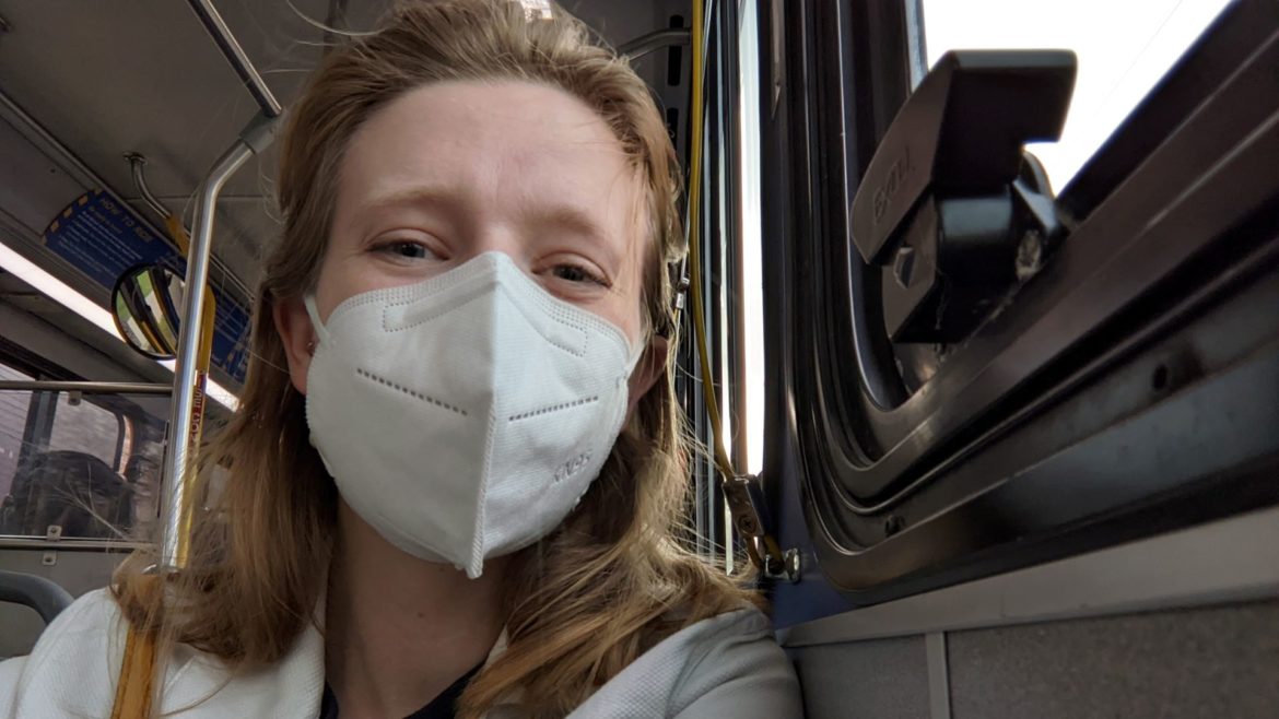 Sofia Gillespie likes to take the bus when meeting up with friends.