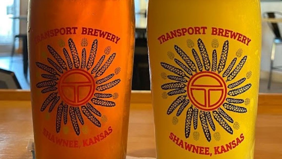Two Transport Brewery beers.