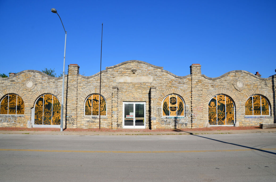 Exterior view of 2000 Vine Street in July 2022.