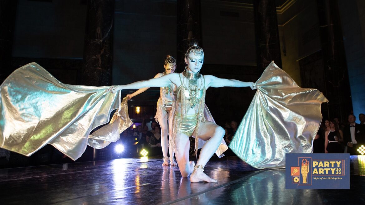 Dancers perform at Party Arty.