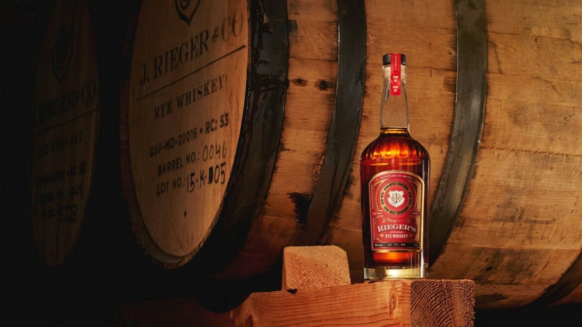 J. Rieger’s Bond Straight Rye Whiskey hits shelves soon.