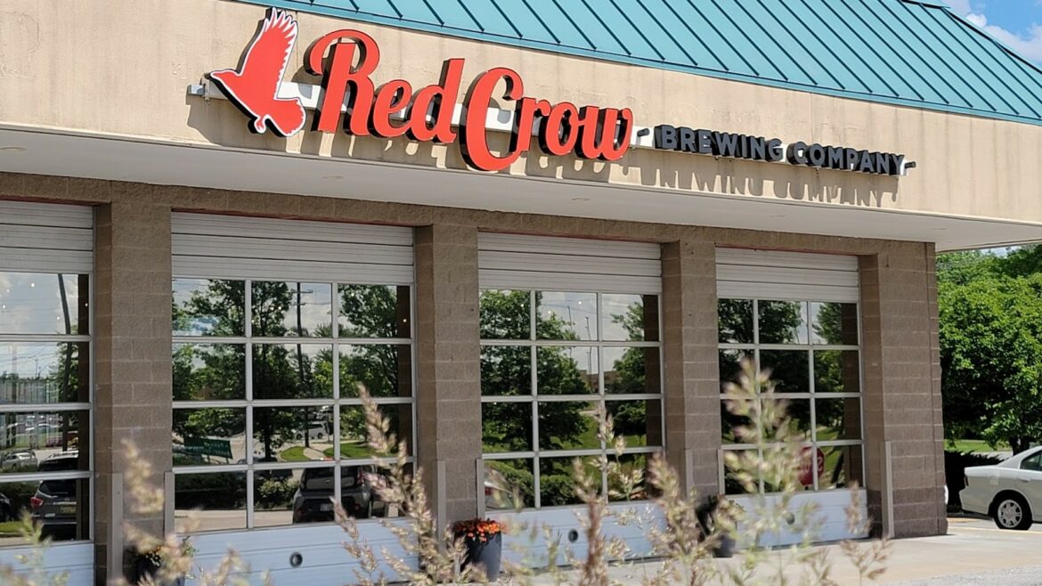 Exterior of Red Crow Brewing Co. in Olathe.