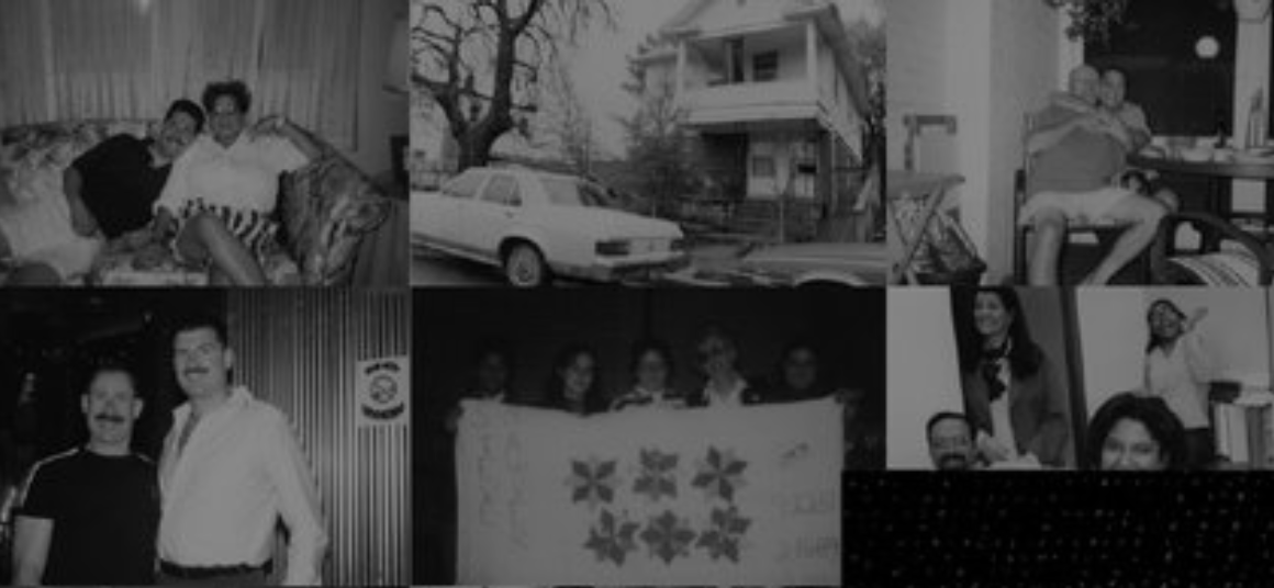 A collage of black and white photos of folks in Kansas City's community, many of whom were impacted by HIV. This image promotes a new documentary by Sandy Woodson "AIDS in KC" as well as Flatland Show's latest episode covering health inequities that emerged.