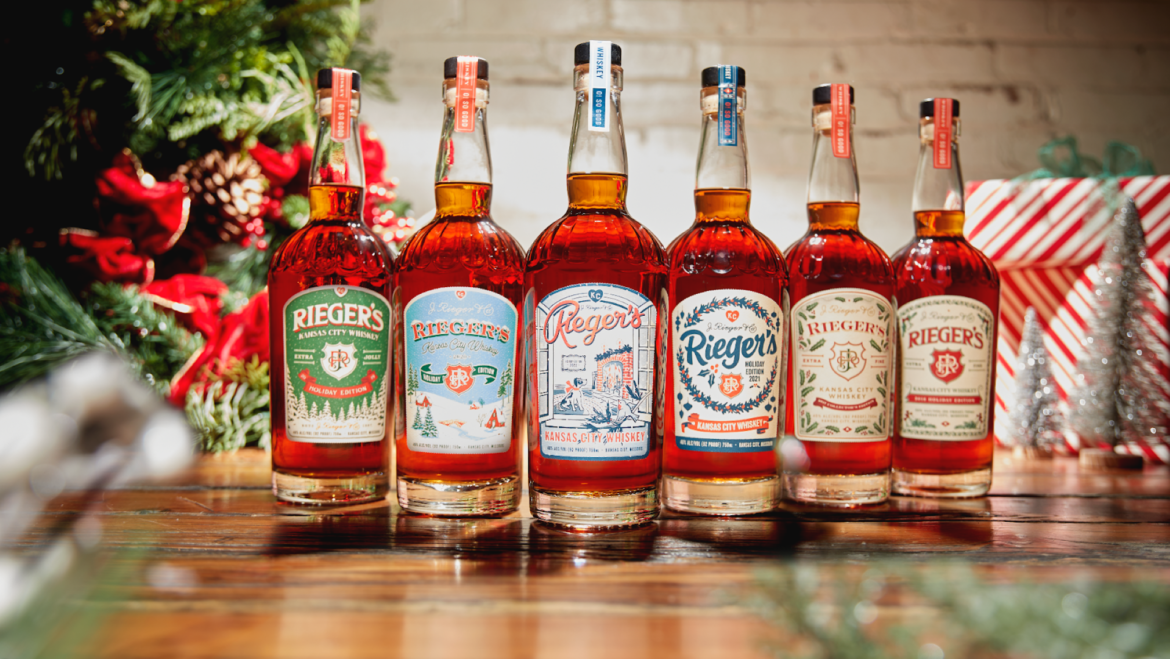 J. Rieger & Co.'s 2022 holiday edition whiskey.