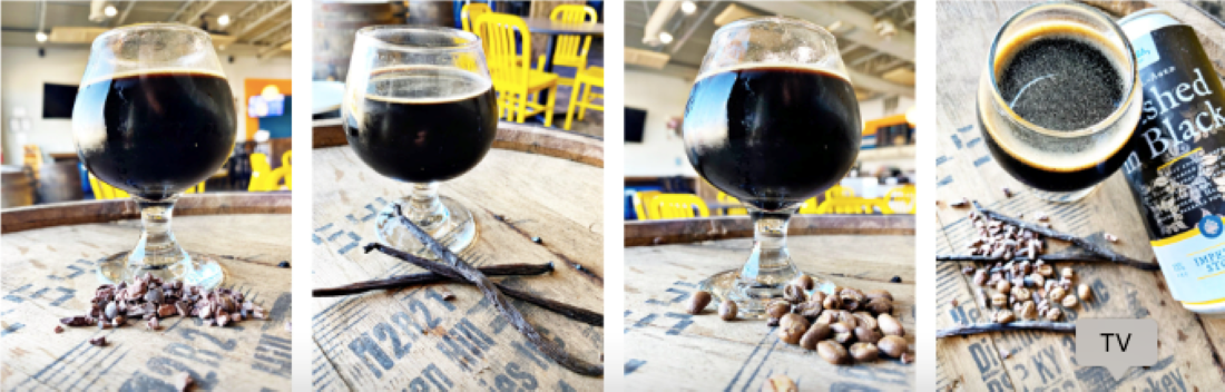 Four Washed in Black variants Servaes Brewing Co. will release during Black Friday.