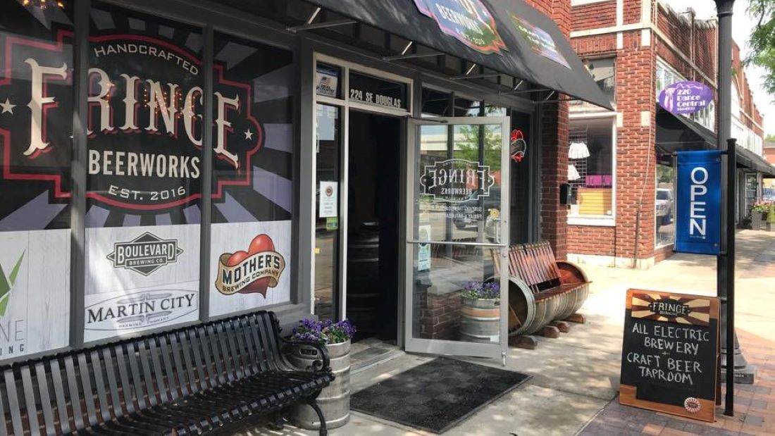 Entrance to Fringe Beerworks.