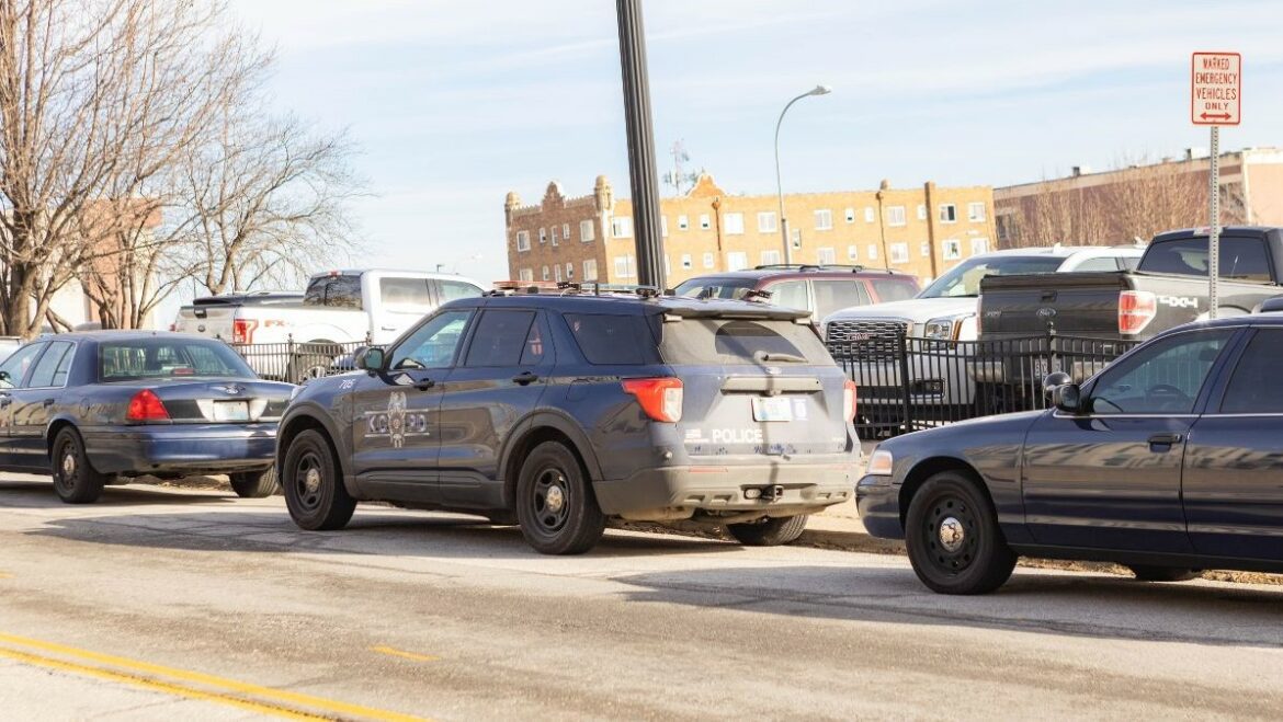 KCPD vehicle on patrol.