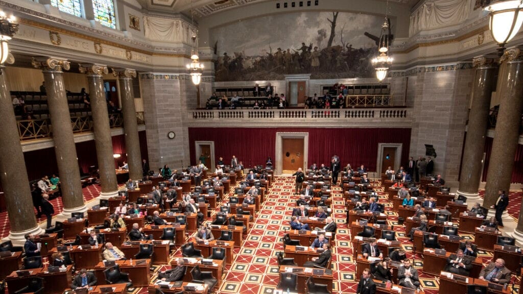 Missouri's House of Representatives in session.