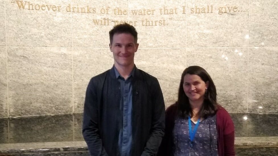Daniel Harmon and his sister, Katie Harmon-McLaughlin, are the Community of Christ pastors now leading the Center for Living Water. The words behind them inspired the center’s name are from John 14:4 in the New Testament.