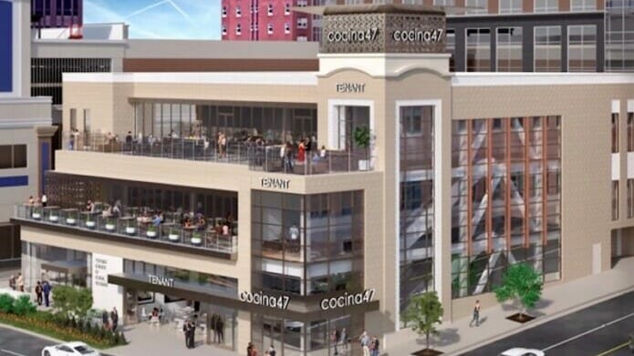 The Cocina47 development at 47th and Pennsylvania has been revised to its original three-story design.