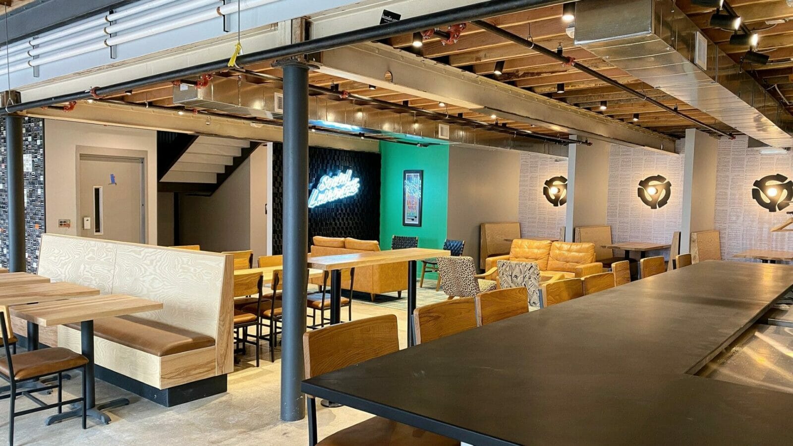 The taproom at Friction Beer Co.