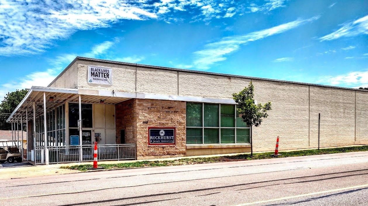 Rockhurst University’s new Alvin L. Brooks Center for Faith-Justice will occupy this building at 5401 Troost Ave.