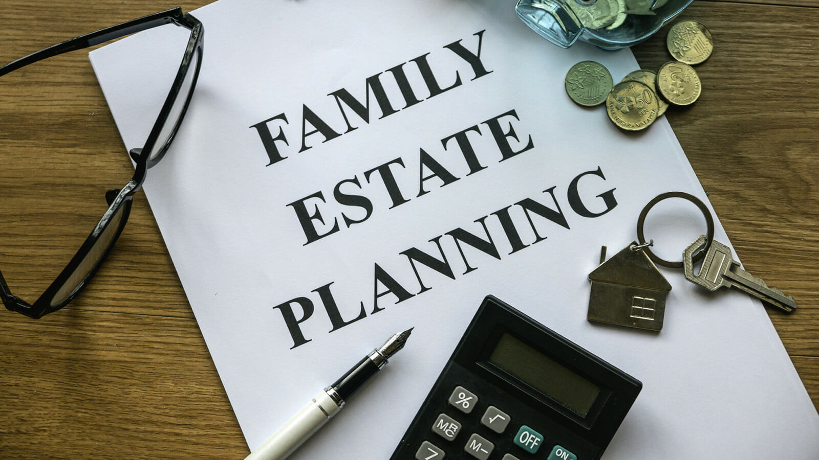 Estate planning photo illustration.