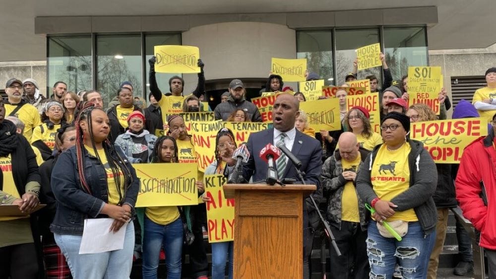 Mayor Quinton Lucas introduced an ordinance Thursday that would prohibit Kansas City landlords from refusing to rent to someone based on their source of income.
