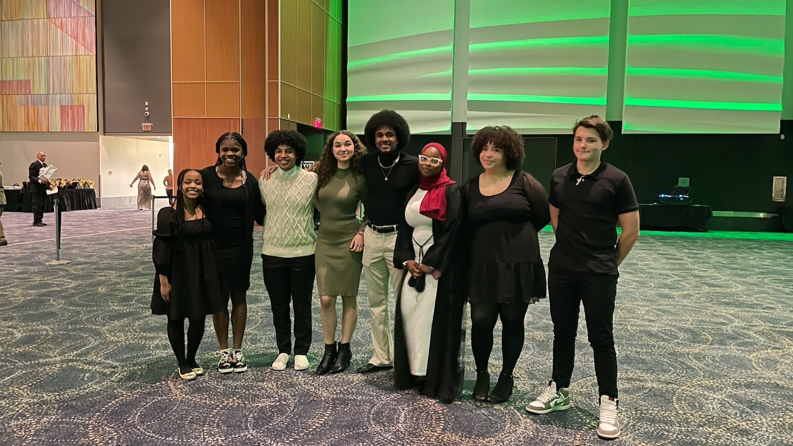 Members of the Black Archives of Mid-America's Youth Coalition Network attended the 50th anniversary gala. The group is about four years old and works to develop their skills for research, such as a recent project on reparations.